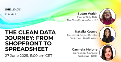 The Clean Data Journey: From Shopfront to Spreadsheet with Susan Walsh (Episode 2)