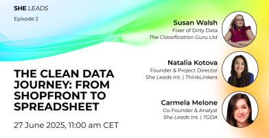 The Clean Data Journey: From Shopfront to Spreadsheet with Susan Walsh (Episode 2)