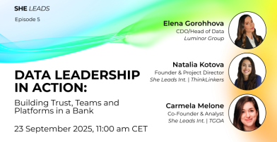 Data Leadership in Action: Building Trust, Teams and Platforms in a Bank