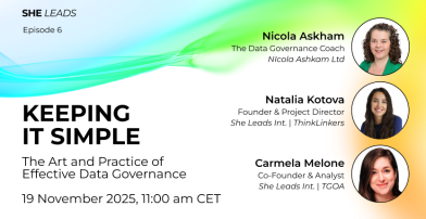 Keeping It Simple: The Art and Practice of Effective Data Governance 