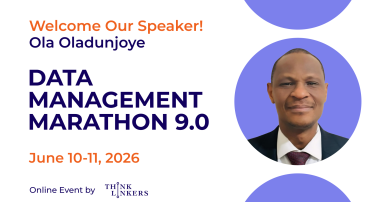 Ola Oladunjoye about his upcoming session at the Data Management Marathon 9.0